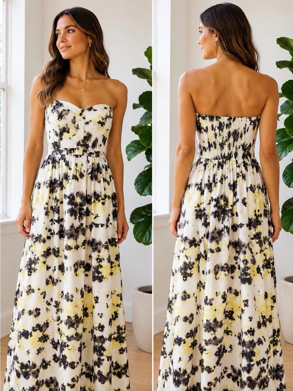 NWT Parker Strapless Maxi Dress Size M